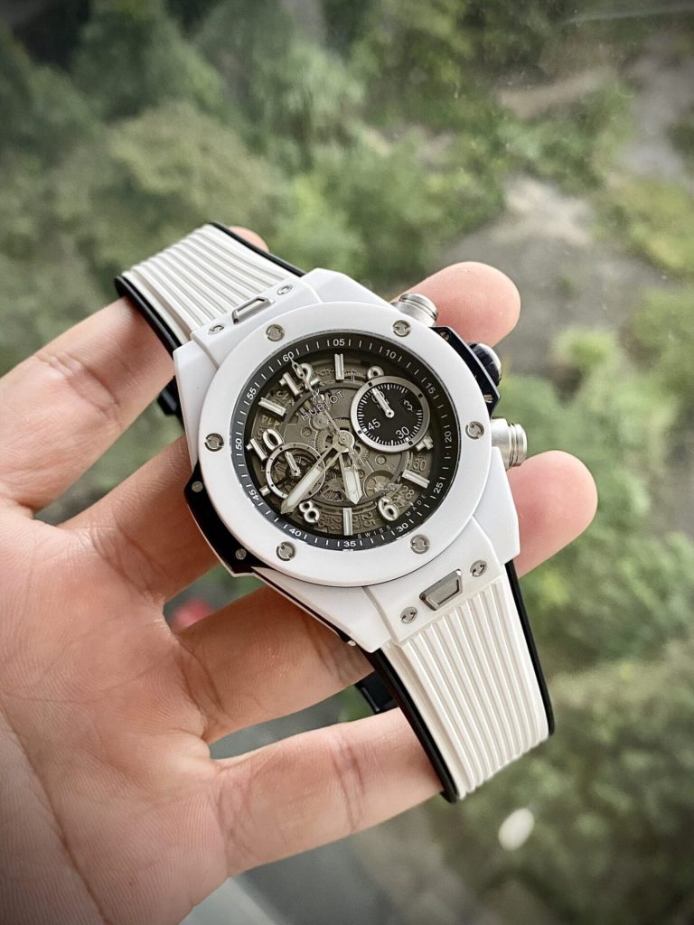 Hublot Big Bang Unico White Ceramic Replica Watch BBF Factory (11)