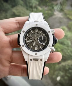 Hublot Big Bang Unico White Ceramic Replica Watch BBF Factory (11)