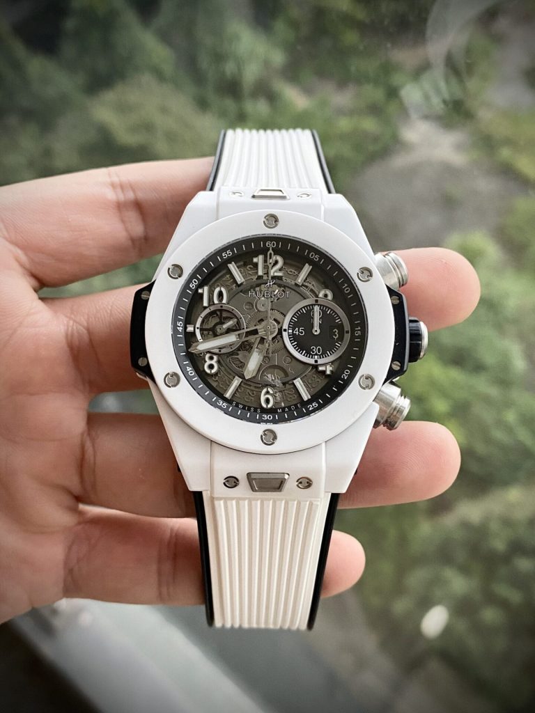 Hublot Big Bang Unico White Ceramic Replica Watch BBF Factory (11)