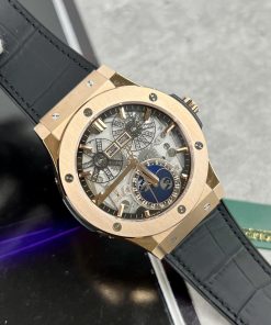 Hublot Classic Fusion Aerofusion Moonphase King Gold Replica Watches 42mm (3)