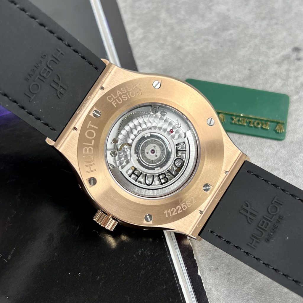 Hublot Classic Fusion Aerofusion Moonphase King Gold Replica Watches 42mm (6)
