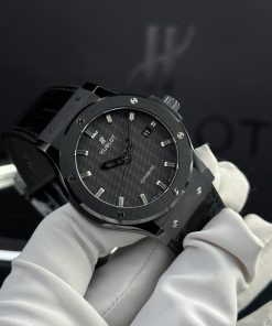 Hublot Classic Fusion Ceramic Black Movement SW300 Best Replica JJZ 42mm