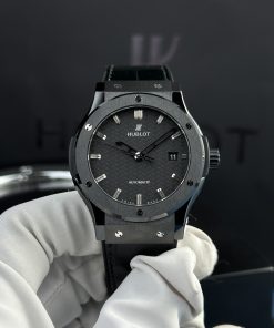 Hublot Classic Fusion Ceramic Black Movement SW300 Best Replica JJZ 42mm