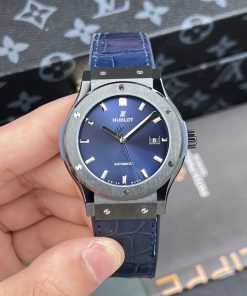 Hublot Classic Fusion Ceramic Blue Dial Replica Watches JJZ (8)