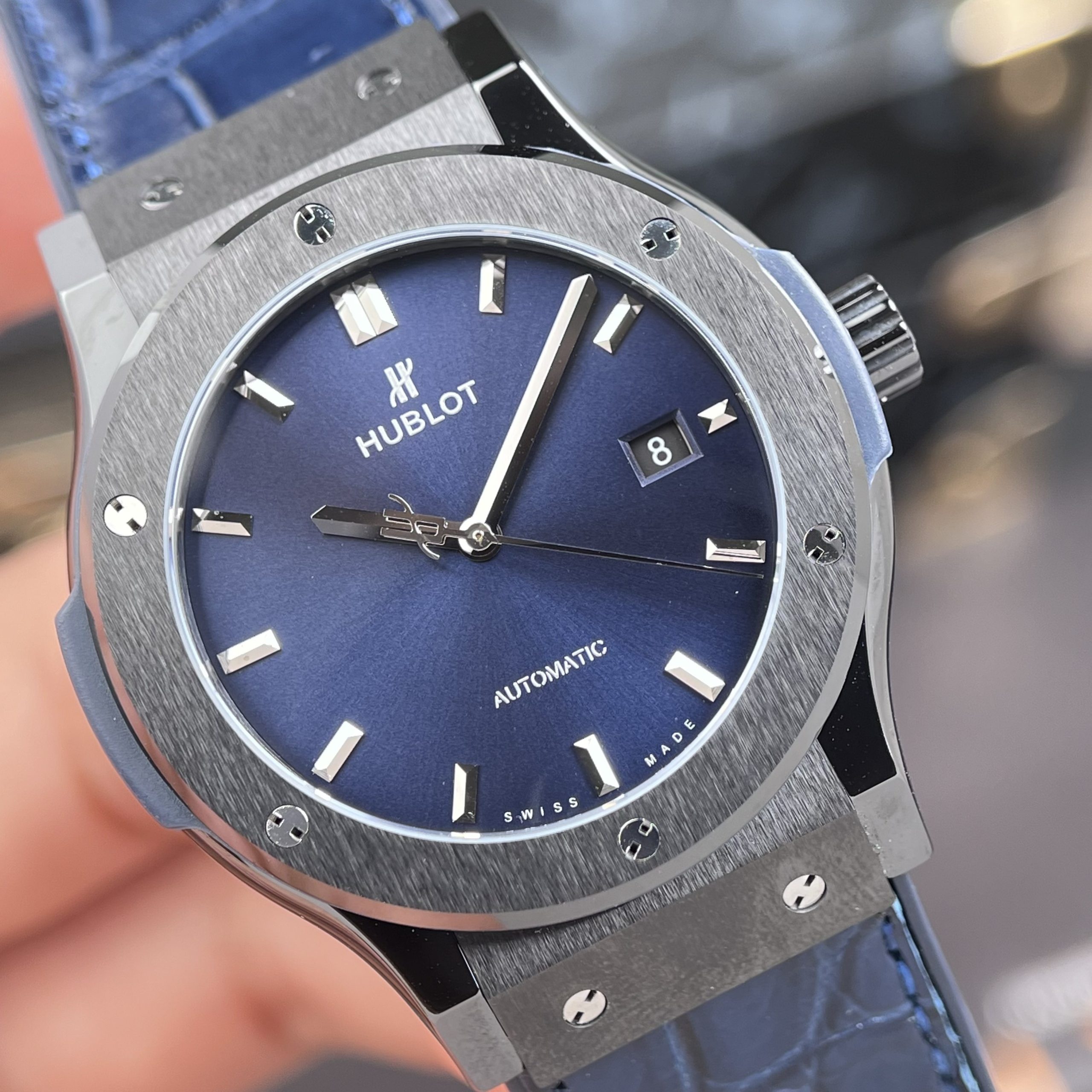 Hublot Classic Fusion Ceramic Blue Dial Replica Watches JJZ (4) Hublot Classic Fusion Ceramic Blue Dial Replica Watches JJZ (6)