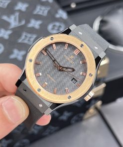 Hublot Classic Fusion Ceramic Replica Watches Demi Carbon Dial JJZ (8)