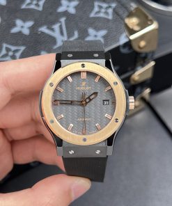 Hublot Classic Fusion Ceramic Replica Watches Demi Carbon Dial JJZ (8)