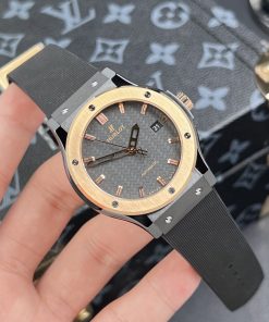 Hublot Classic Fusion Ceramic Replica Watches Demi Carbon Dial JJZ (8)