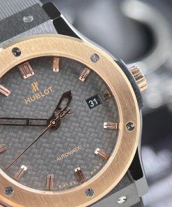 Hublot Classic Fusion Ceramic Replica Watches Demi Carbon Dial JJZ (8)