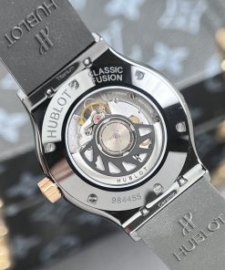 Hublot Classic Fusion Ceramic Replica Watches Demi Carbon Dial JJZ (8)
