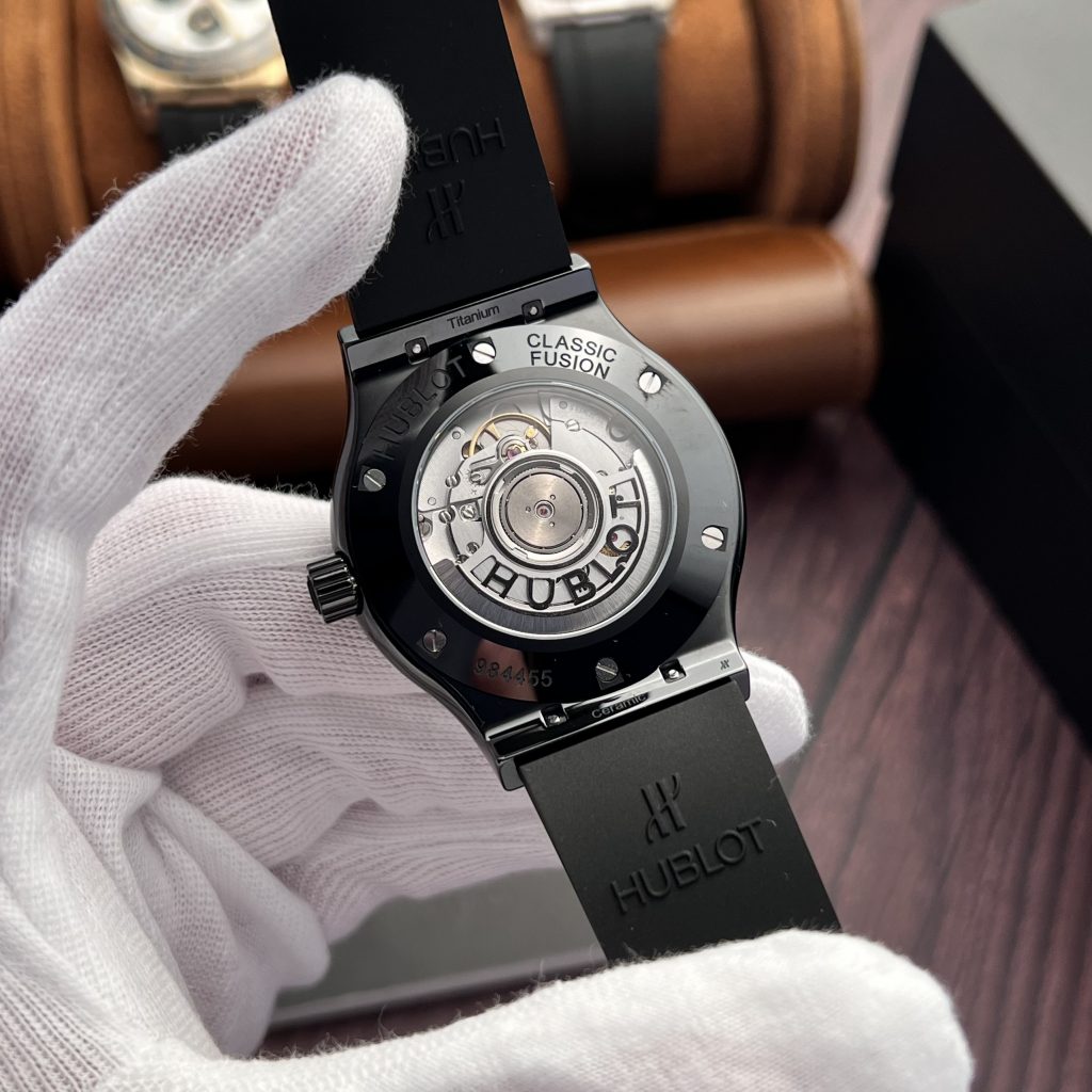 Hublot Classic Fusion Ceramic Replica Watches Green Dial JJZ 42mm (1)