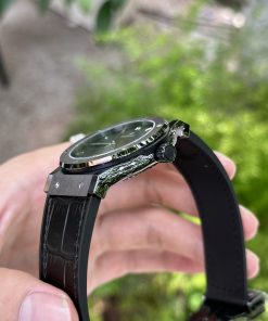 Hublot Classic Fusion Ceramic Replica Watches Leather Black JJZ 42mm (1)