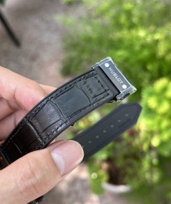 Hublot Classic Fusion Ceramic Replica Watches Leather Black JJZ 42mm (1)