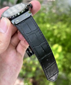 Hublot Classic Fusion Ceramic Replica Watches Leather Black JJZ 42mm (1)