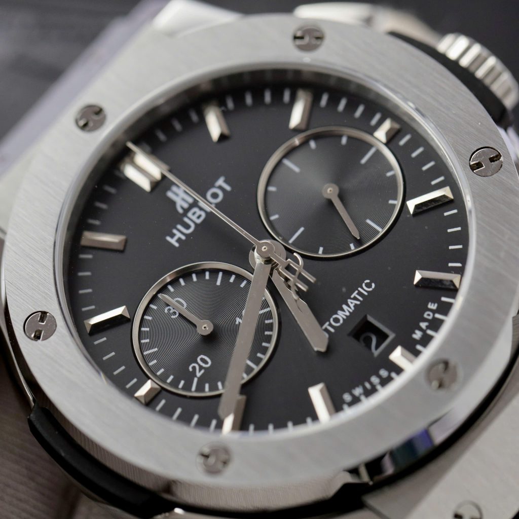 Hublot Classic Fusion Chronograph Fake 11 Watch Dial Black 42mm (2)