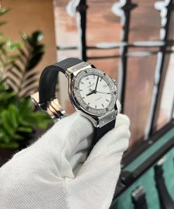 Hublot Classic Fusion Custom Moissanite Diamonds White Dial 38mm (1)