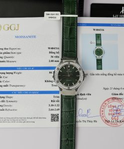 Hublot Classic Fusion Customs Bezel Moissanite Green Color 38mm (2)