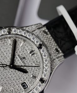 Hublot Classic Fusion Customs Full Moissanite Diamonds HB Factory 33mm (7)