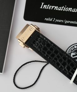 Hublot Classic Fusion King Gold Black Customs Full Moissanite Diamonds HBF 33mm (6)