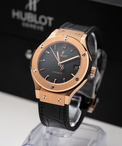 Hublot Classic Fusion King Gold Black Replica Watches JJF Factory (3)
