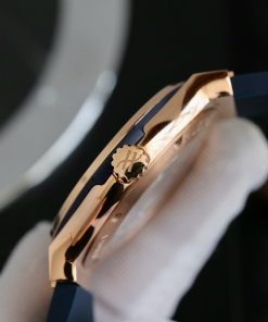 Hublot Classic Fusion King Gold Blue Best Replica JJF Factory 42mm (2)