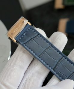 Hublot Classic Fusion King Gold Blue Diamonds Bezel Replica Watch 42mm (3)