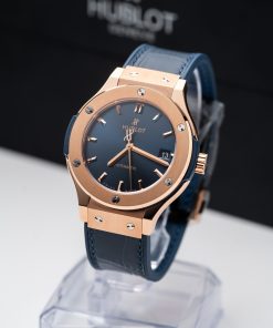 Hublot Classic Fusion King Gold Blue Replica Watches JJF Factory (1)