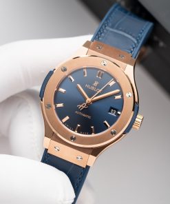 Hublot Classic Fusion King Gold Blue Replica Watches JJF Factory (1)