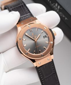Hublot Classic Fusion King Gold Gray Replica Watches JJF Factory (2)