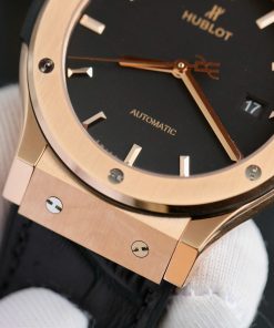 Hublot Classic Fusion King Gold Replica Watches Black Dial JJF 2024