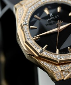 Hublot Classic Fusion Orlinski King Gold Full Diamonds HB Factory (7)