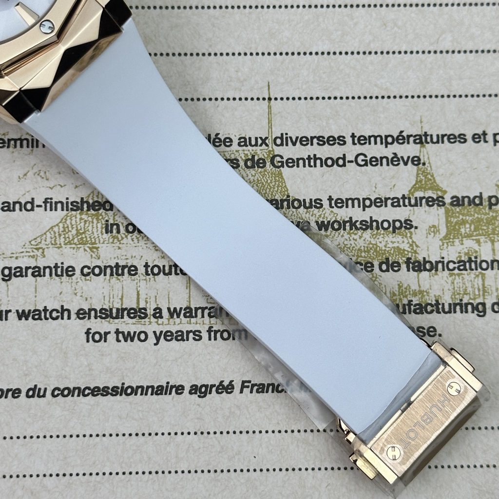 Hublot Classic Fusion Orlinski King Gold White Rubber APS Factory 40mm (2)