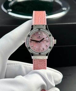 Hublot Classic Fusion Replica 11 Watch Pink Mother Of Pearl Dial 33mm (1)