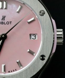 Hublot Classic Fusion Replica 11 Watch Womens Dial Mother Of Pearl Pink 33mm (2)