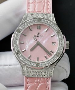 Hublot Classic Fusion Replica 11 Watches Dial Mother Of Pearl Pink 33mm (2)