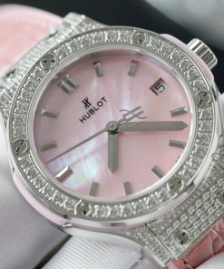 Hublot Classic Fusion Replica 11 Watches Dial Mother Of Pearl Pink 33mm (2)