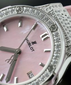 Hublot Classic Fusion Replica 11 Watches Dial Mother Of Pearl Pink 33mm (2)