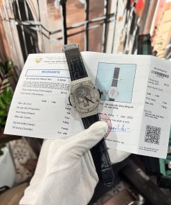 Hublot Classic Fusion Replica Watches Custom Mossanite Diamonds Skull 42mm (2)