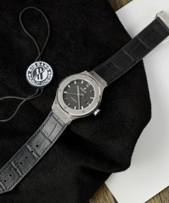 Hublot Classic Fusion Titanium Black Replica Watches JJF Factory (10)