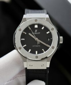 Hublot Classic Fusion Titanium Black Replica Watches JJF Factory (10)
