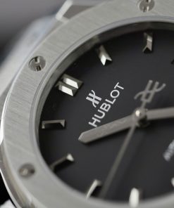 Hublot Classic Fusion Titanium Black Replica Watches JJF Factory (10)