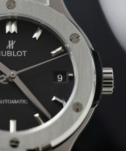 Hublot Classic Fusion Titanium Black Replica Watches JJF Factory (10)