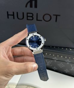Hublot Classic Fusion Titanium Blue Replica Watches JJF Factory 2024 38mm (1)