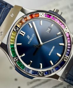 Hublot Classic Fusion Titanium Custom Sapphire Diamonds JJF 42mm (1)