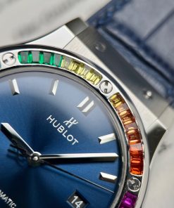 Hublot Classic Fusion Titanium Custom Sapphire Diamonds JJF 42mm (1)