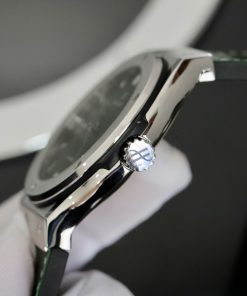 Hublot Classic Fusion Titanium Green Dial Best Replica Watch JJF Factory 2024 (8)
