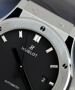 Hublot Classic Fusion Titanium Replica Watches Black Dial JJF 2024 (4)