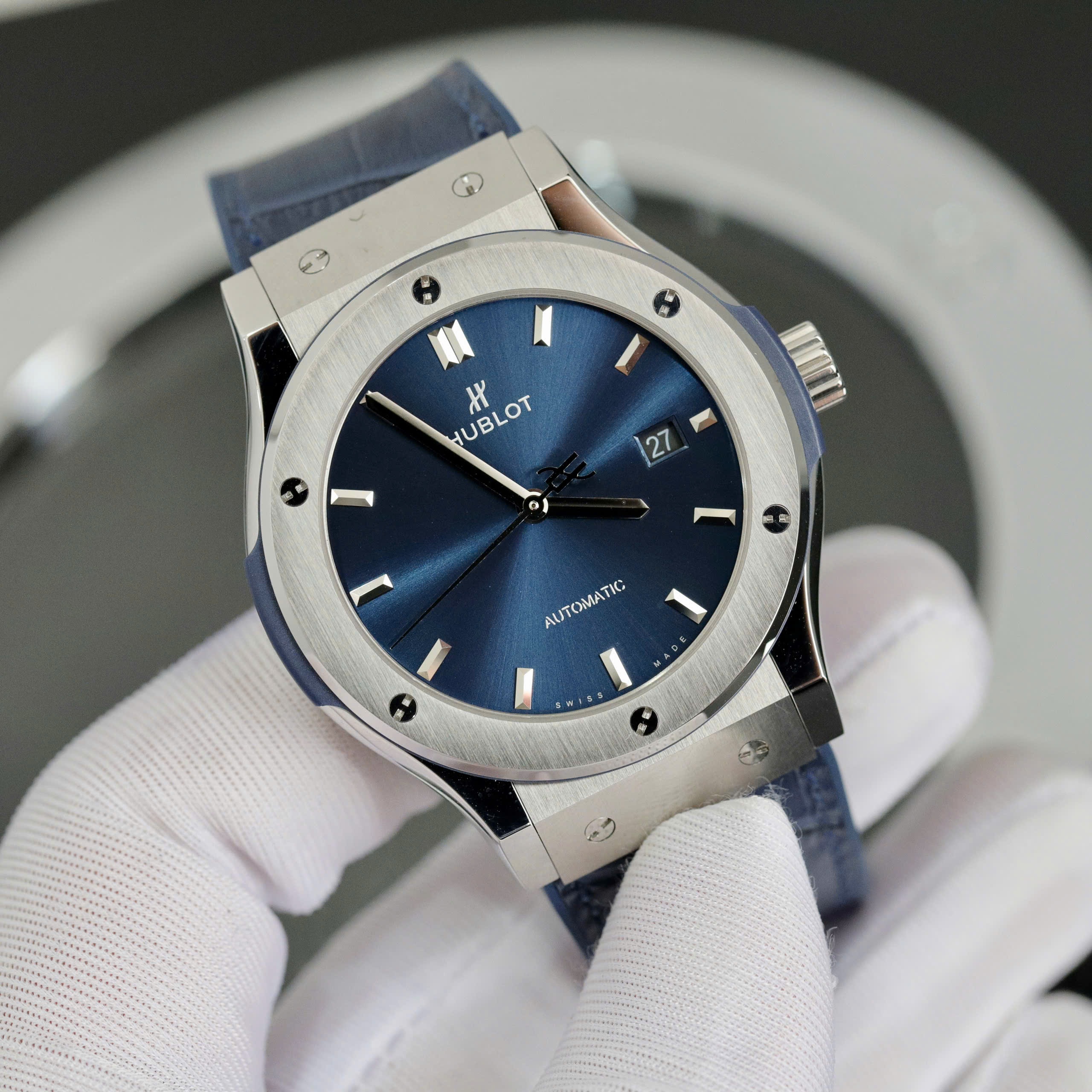 Hublot Classic Fusion Titanium Replica Watches Blue Dial JJF Factory 2024 (2) Hublot Classic Fusion Titanium Replica Watches Blue Dial JJF Factory 2024 (7)
