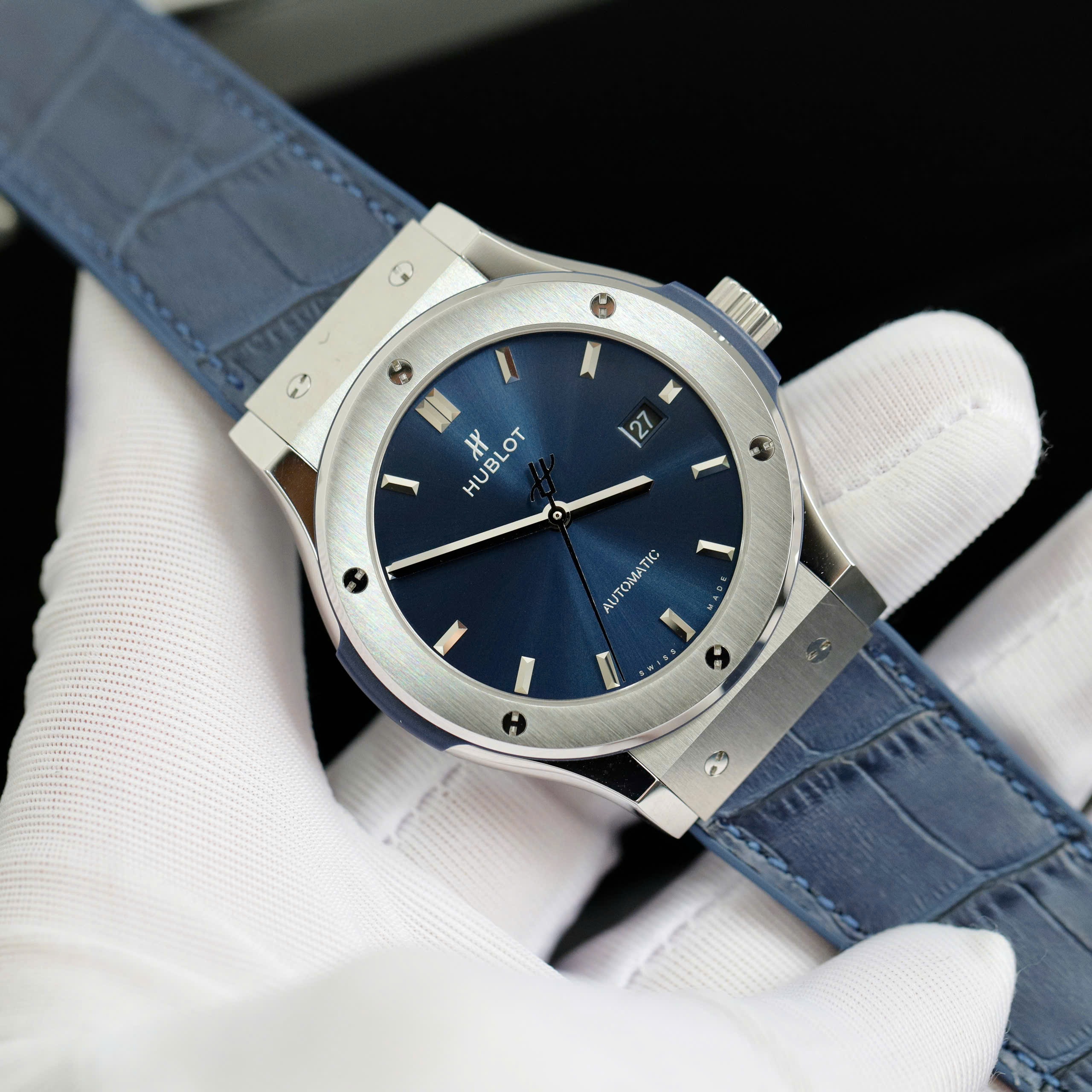 Hublot Classic Fusion Titanium Replica Watches Blue Dial JJF Factory 2024 (4) Hublot Classic Fusion Titanium Replica Watches Blue Dial JJF Factory 2024 (7)