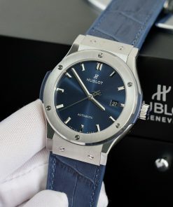 Hublot Classic Fusion Titanium Replica Watches Blue Dial JJF Factory 2024 (7)